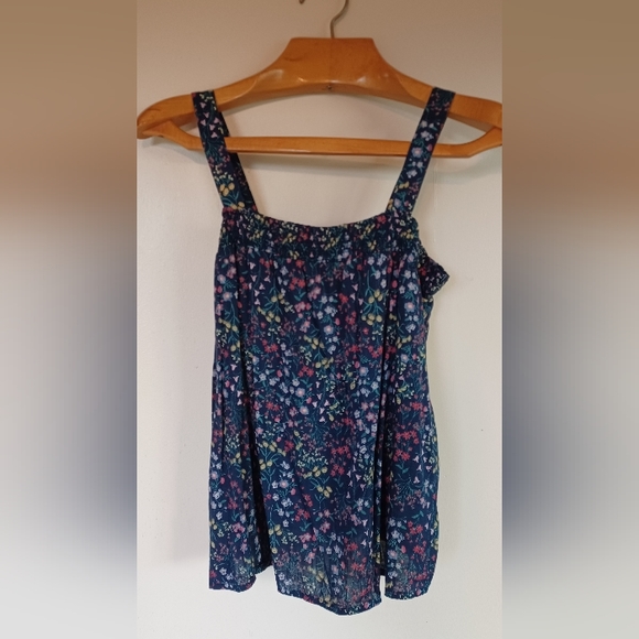 Women's Medium Old Navy Floral Tank Top - Picture 2 of 5